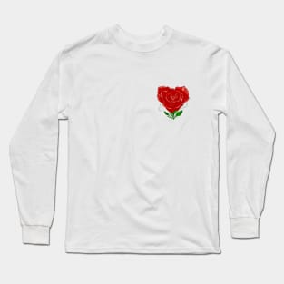 ROSE HEART Long Sleeve T-Shirt